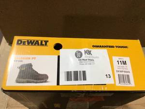 DEWALT  Mens Halogen 6 in. Work Boots - Soft Toe - Brown Crazy Horse Size 11(M)