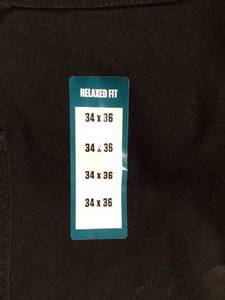RELAXED FIT TWILL UTILITY WORK PANT 34-36