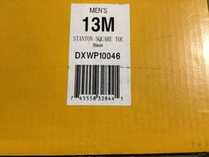 DEWALT  Mens Stanton Waterproof Wellington Work Boots - Steel Toe - Bison Brown Size 13 (M)