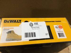 DEWALT  Mens Halogen 6 Work Boots - Steel Toe - Wheat Size 10.5 (M)