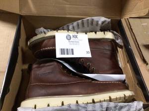 DEWALT  Mens Canton 6 Work Boots - Soft Toe - Walnut Pitstop Size 10 (W)