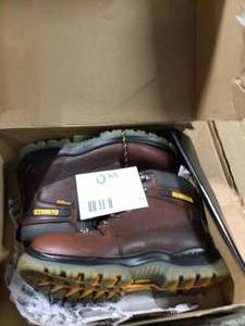DEWALT  Mens Titanium WPPT Waterproof 6 in. Work Boots- Soft Toe- Brown 9.5(X)
