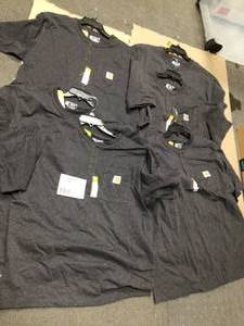 Mix lot of Carhartt T-shirts, Customer return, review all pictures