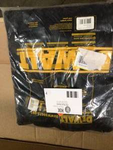 DEWALT Mens Logan Gray Heavyweight Hoodie SIZE XL