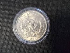 1921 MORGAN SILVER DOLLAR BU IN AIRTITE