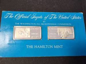 2 TROY OZ .999 FINE SILVER ART BARS SEALED � US STATE SERIES