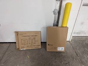 Coffee Table and End Tables unassembled