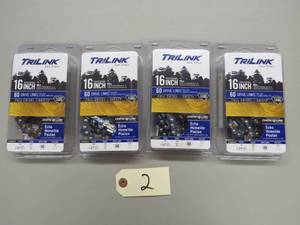 4 Pack Lot - 16 60 link Chainsaw Chain - LC60