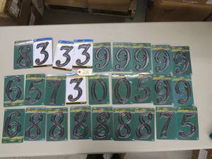 Mixed Lot 5.5-6 Decorative Numbers
