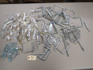Mixed lot of Hardware- U bolts Turnbuckles, Eye hooks and Tie Downs
