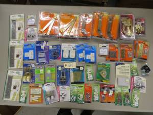 Mixed Lot Houseware Items - HooksGlidesMisc. Hardware