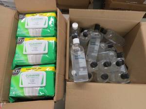 Mixed Lot - Cleaning WipesHand Sanitizer Spray 16 Oz. Bottles