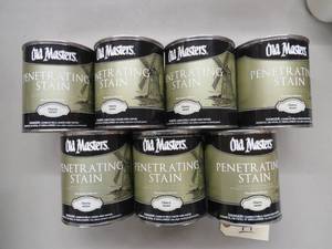 7 Quart Lot - Old Masters Penetrating Stain - Cherry
