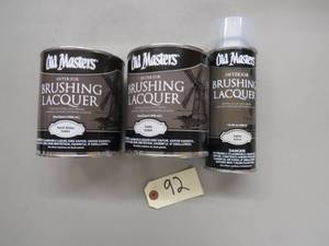 3 Can Lot - Old Masters Brushing Lacquer - Semi-Gloss and Satin