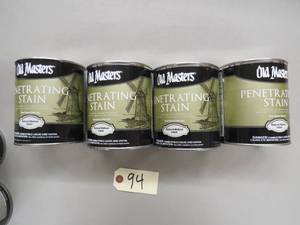 4 Quart Lot - Old Masters Penetrating Stain - Natural Walnut