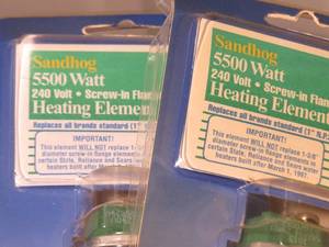 Mixed Plumbing Lot -Water Supply Lines, Heat Elements, Asstd Fittings, Solder and More