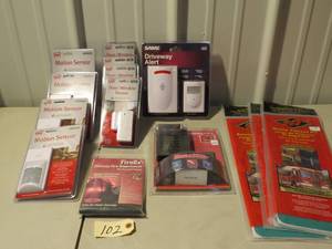 14 Piece Home Safety Lot - Motion Sensors, Utilities monitor, Safety Address Kit
