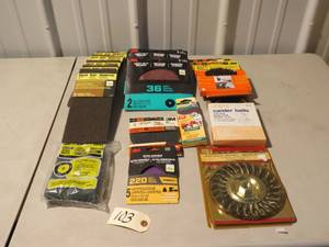 Mixed Lot of Sanding and Paint Stripping Items
