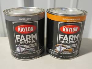 2 Quart Lot - Krylon Farm and Implement Primer and Enamel