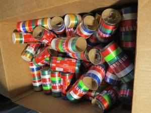 Mixed Seasonal Lot - Christmas Ribbon and BowsHalloween Bags