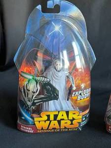 lot 3 image: Star Wars Basic Figure Asst - Grievouss Bodyguard & General Grievous New