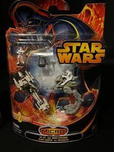 lot 29 image: Star Wars Micro Vehicles and Basic Figure Asst - Anakin Skywalker, AT-RT, Barc Speeder New