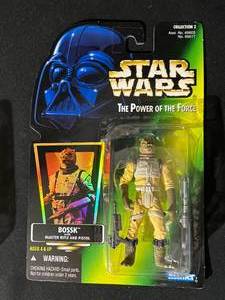 lot 36 image: Star Wars The Power of the Force Action Figures - 4-Lom, Bossk New in Package