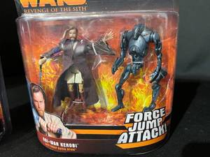 lot 48 image: Star Wars Action Figures - Collectors Darth Vadar, Obi-Wan Kenobi New in Package