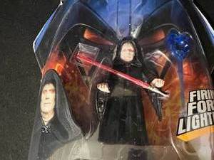lot 60 image: Star Wars Basic Figure Asst - Emperor Palpatine, Cat Miin New in Package