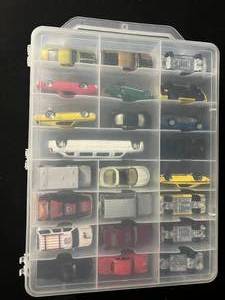 lot 76 image: Hot Wheels Carrying Case FILLED with Assorted Vehicles
