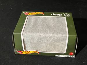 lot 80 image: Hot Wheels 1944 Willys MB Jeep New in Package