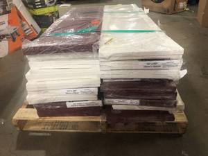 Pallet with assorted Window Shutters various models, sizes and conditions review pictures