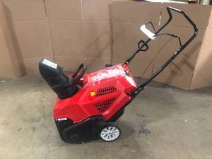 Troy-Bilt Squall 21 in. 179 cc Single-Stage Gas Snow Blower with Electric Start and E-Z Chute Control