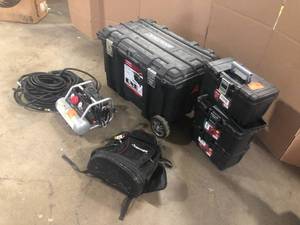 Lot of Assorted Husky Tools , Boxes and accesories Various Models and Conditions customer returns  See Pictures