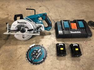 Makita cordless rear handle saw customer return see pictures