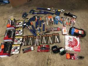 Lot of assorted hand tools and accesories various models and conditions customer returns see pictures