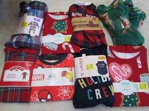 lot 62 image: 8 Assorted Holiday PJ Sets...
