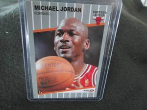 lot 104 image: Rare Custom Michael Jordan Card...