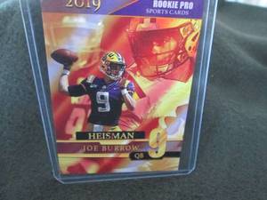 lot 114 image: Rare Custom Joe Burrow Card...