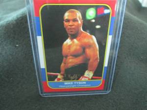 lot 116 image: Rare Custom Mike Tyson Card...