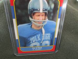 lot 122 image: Rare Custom Ed ONeil Card...