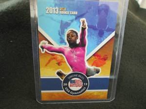 lot 125 image: Rare Custom Simone Biles Card...