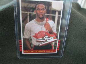 lot 130 image: Rare Custom Michael Jordan Card...