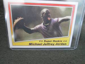lot 132 image: Rare Custom Michael Jordan Card...