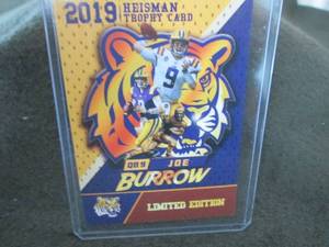 lot 138 image: Rare Custom Joe Burrow Card...
