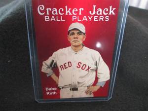 lot 143 image: Rare Custom Babe Ruth Card...