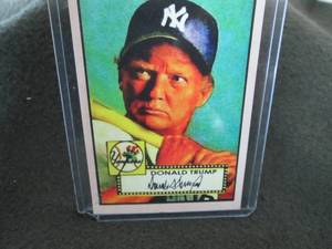 lot 148 image: Rare Custom Donald Trump Card...