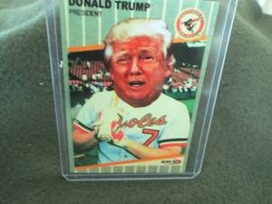 lot 149 image: Rare Custom Donald Trump Card...