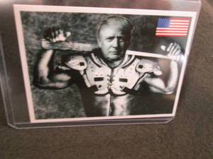 lot 150 image: Rare Custom Donald Trump Card...