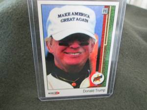 lot 152 image: Rare Custom Donald Trump Card...